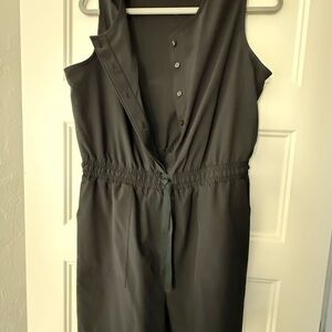 Calvin Klein Black Sleeveless Jumpsuit